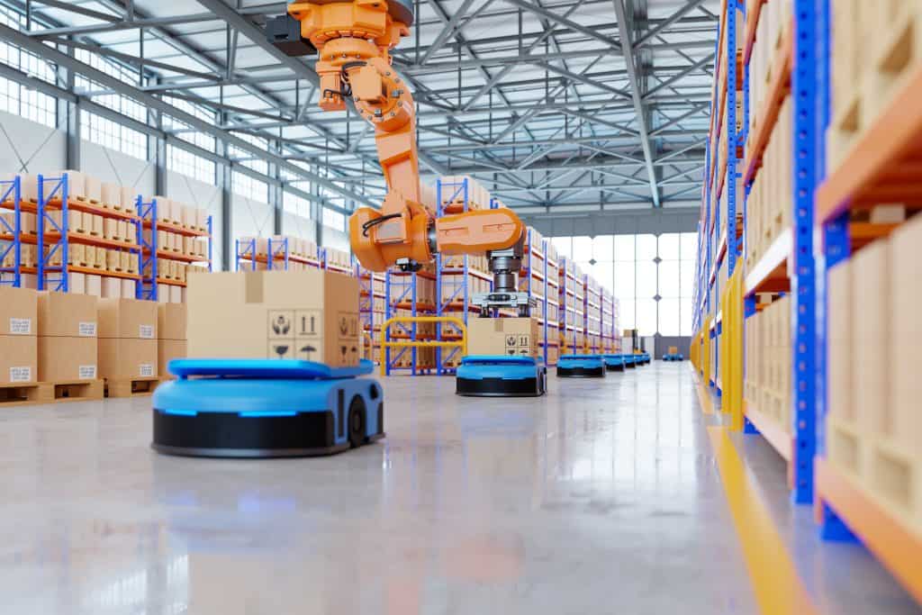 Robotics for packaging in warehouse and logistics