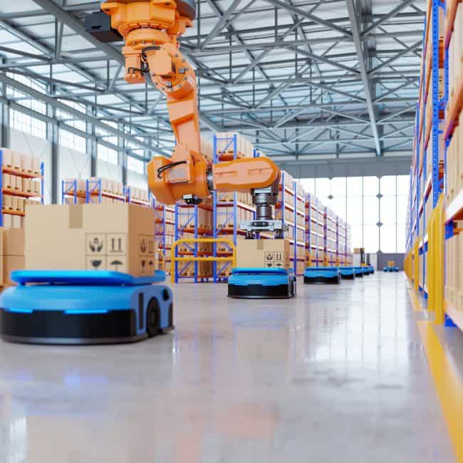 Robotics for packaging in warehouse and logistics