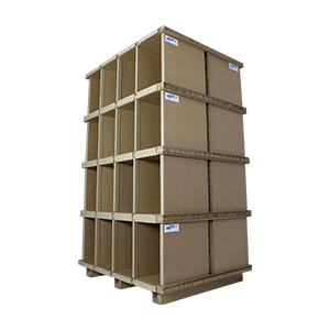 PIX 32 flexible and strong honeycomb cardboard warehouse shelving