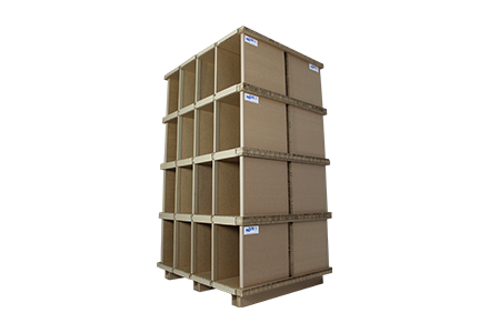 PIX 32 flexible and strong honeycomb cardboard warehouse shelving