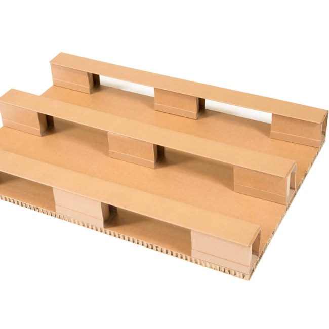 Recyclable Sustainable pallet with frame long