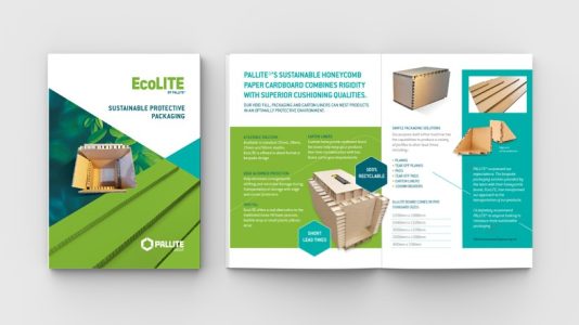 sustainable packaging leaflet