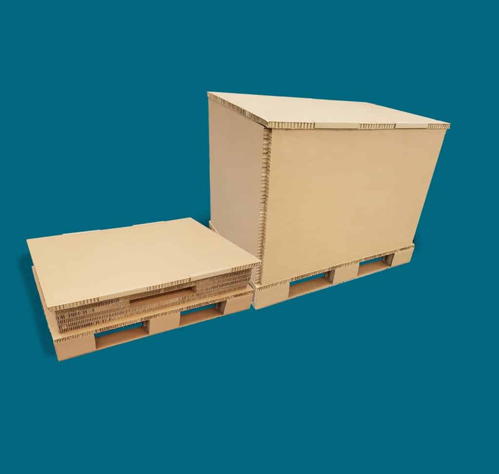shipping crate with easy collapsed
