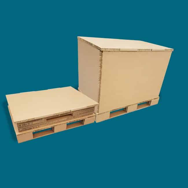 shipping crate with easy collapsed