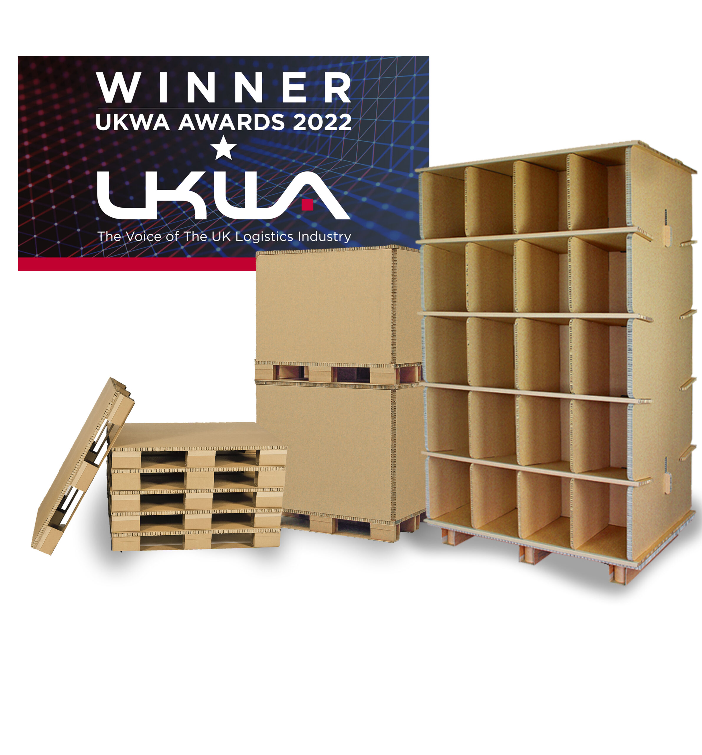 winner of the environment award with strong storage bins for warehousing