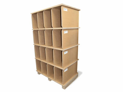 slots single sided 16 warehouse storage unit